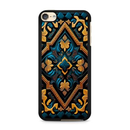 Abstract Celtic Art Blue Gold iPod Touch 6 / 7 Case