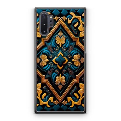 Abstract Celtic Art Blue Gold Samsung Galaxy Note 10 / Note 10 Plus Case