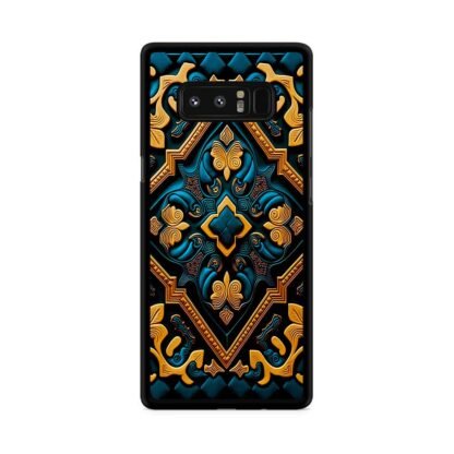 Abstract Celtic Art Blue Gold Samsung Galaxy Note 8 Case