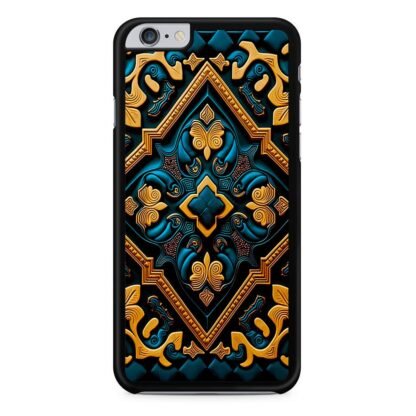 Abstract Celtic Art Blue Gold iPhone 6 / 6S / 6 Plus / 6S Plus Case