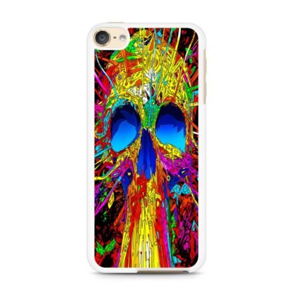 Abstract Colorful Skull iPod Touch 6 / 7 Case - Image 2