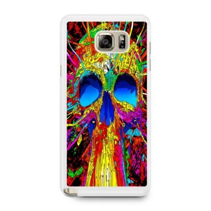 Abstract Colorful Skull Samsung Galaxy Note 5 Case - Image 2