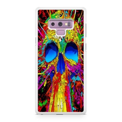 Abstract Colorful Skull Samsung Galaxy Note 9 Case - Image 2