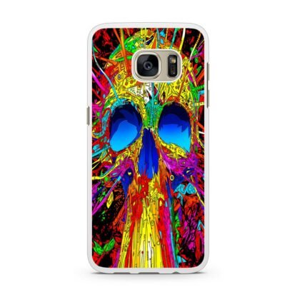 Abstract Colorful Skull Samsung Galaxy S7 / S7 Edge Case - Image 2