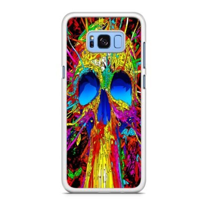 Abstract Colorful Skull Samsung Galaxy S8 / S8 Plus Case - Image 2