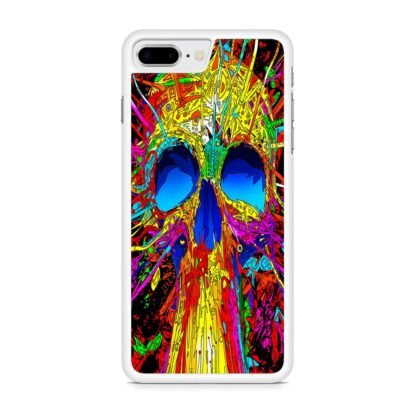 Abstract Colorful Skull iPhone 7 Plus / 8 Plus Case - Image 2