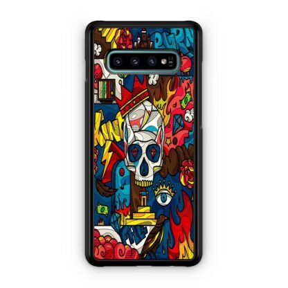 Abstract Crown Skull Doodle Samsung Galaxy S10 / S10e / S10 Plus / S10 5G Case