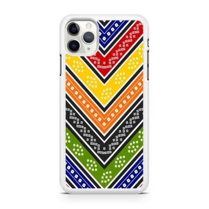 Abstract Oriental Colorful Textile Pattern iPhone 12 / 12 Pro / 12 Pro Max / 12 Mini Case - Image 2