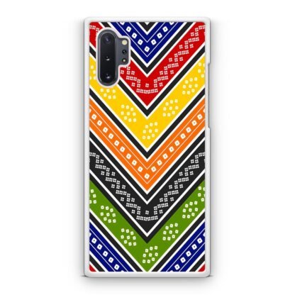 Abstract Oriental Colorful Textile Pattern Samsung Galaxy Note 10 / Note 10 Plus Case - Image 2