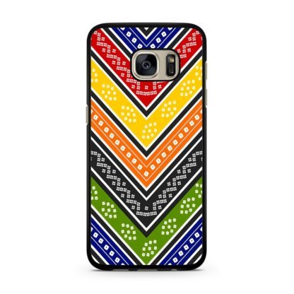 Abstract Oriental Colorful Textile Pattern Samsung Galaxy S7 / S7 Edge Case