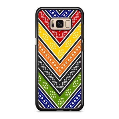 Abstract Oriental Colorful Textile Pattern Samsung Galaxy S8 / S8 Plus Case