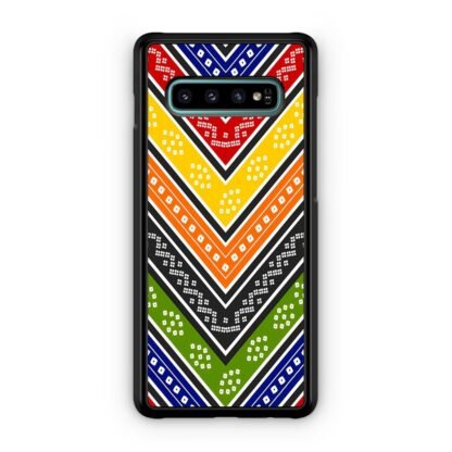 Abstract Oriental Colorful Textile Pattern Samsung Galaxy S10 / S10e / S10 Plus / S10 5G Case