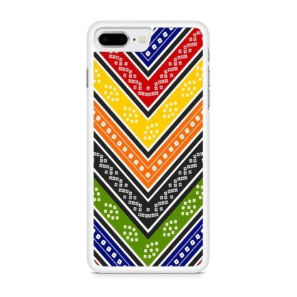 Abstract Oriental Colorful Textile Pattern iPhone 7 Plus / 8 Plus Case - Image 2
