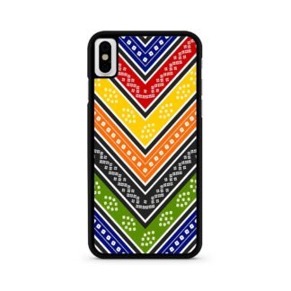 Abstract Oriental Colorful Textile Pattern iPhone X / XR / XS / XS Max Case