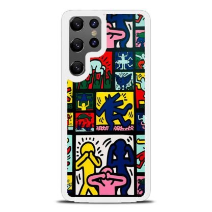 Abstract Retrospect Collage Doodle Samsung Galaxy S25 / S25 Plus / S25 Ultra Case - Image 2