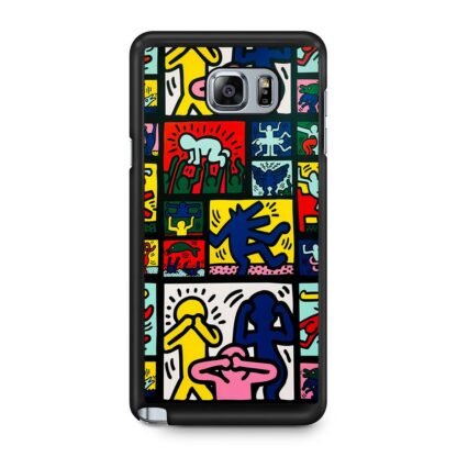 Abstract Retrospect Collage Doodle Samsung Galaxy Note 5 Case