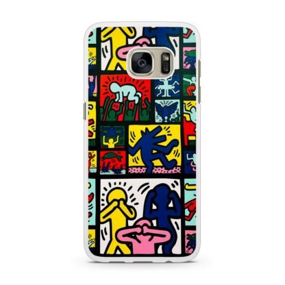 Abstract Retrospect Collage Doodle Samsung Galaxy S7 / S7 Edge Case - Image 2