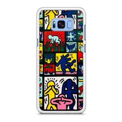 Abstract Retrospect Collage Doodle Samsung Galaxy S8 / S8 Plus Case - Image 2