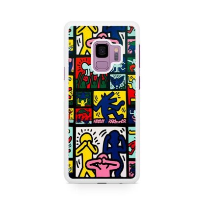 Abstract Retrospect Collage Doodle Samsung Galaxy S9 / S9 Plus Case - Image 2