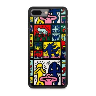 Abstract Retrospect Collage Doodle iPhone 7 Plus / 8 Plus Case