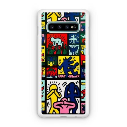 Abstract Retrospect Collage Doodle Samsung Galaxy S10 / S10e / S10 Plus / S10 5G Case - Image 2
