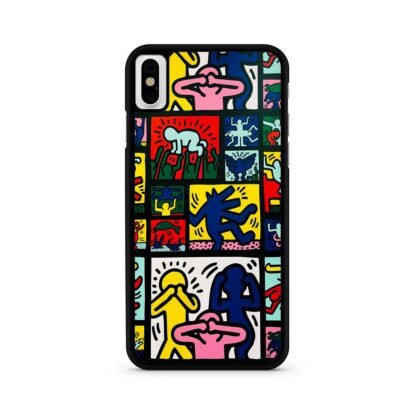 Abstract Retrospect Collage Doodle iPhone X / XR / XS / XS Max Case