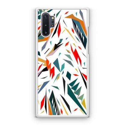 Abstract Shatter White Color Samsung Galaxy Note 10 / Note 10 Plus Case - Image 2