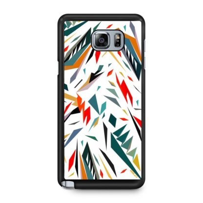 Abstract Shatter White Color Samsung Galaxy Note 5 Case