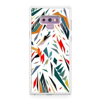 Abstract Shatter White Color Samsung Galaxy Note 9 Case - Image 2