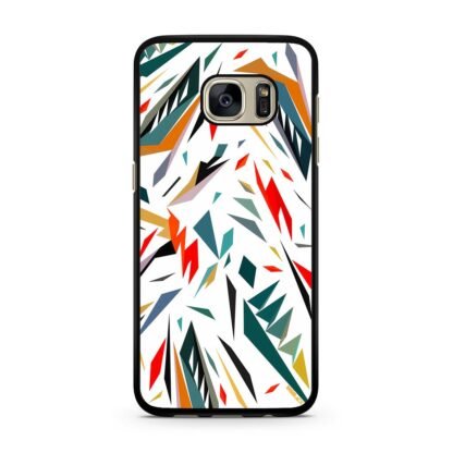 Abstract Shatter White Color Samsung Galaxy S7 / S7 Edge Case