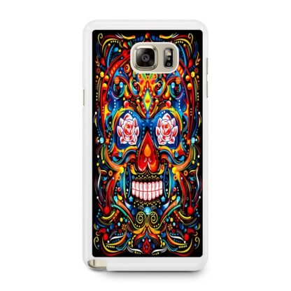 Abstract Skull Art Samsung Galaxy Note 5 Case - Image 2