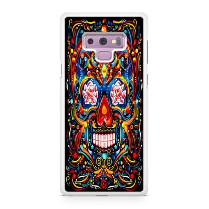 Abstract Skull Art Samsung Galaxy Note 9 Case - Image 2