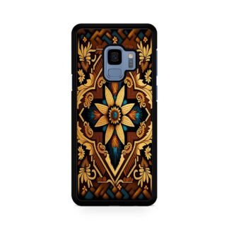 Abstract Tribal Brown Flower Samsung Galaxy S9 / S9 Plus Case