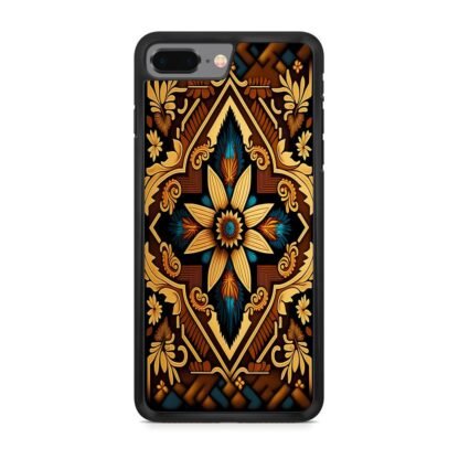 Abstract Tribal Brown Flower iPhone 7 Plus / 8 Plus Case