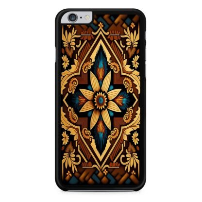 Abstract Tribal Brown Flower iPhone 6 / 6S / 6 Plus / 6S Plus Case