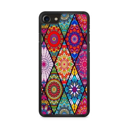 Abstract Tribal Flower Collage iPhone 7 / 8 / SE 2020 / SE 2022 Case