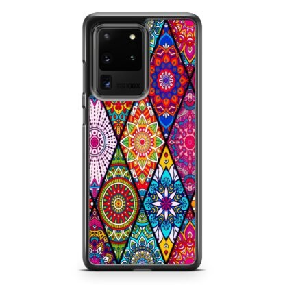 Abstract Tribal Flower Collage Samsung Galaxy S20 / S20 Plus / S20 Ultra / S20 FE Case