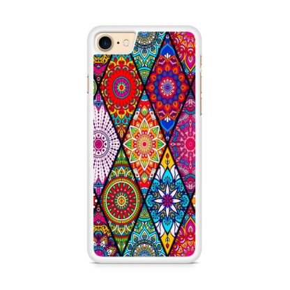 Abstract Tribal Flower Collage iPhone 7 / 8 / SE 2020 / SE 2022 Case - Image 2