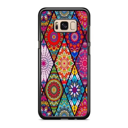 Abstract Tribal Flower Collage Samsung Galaxy S8 / S8 Plus Case