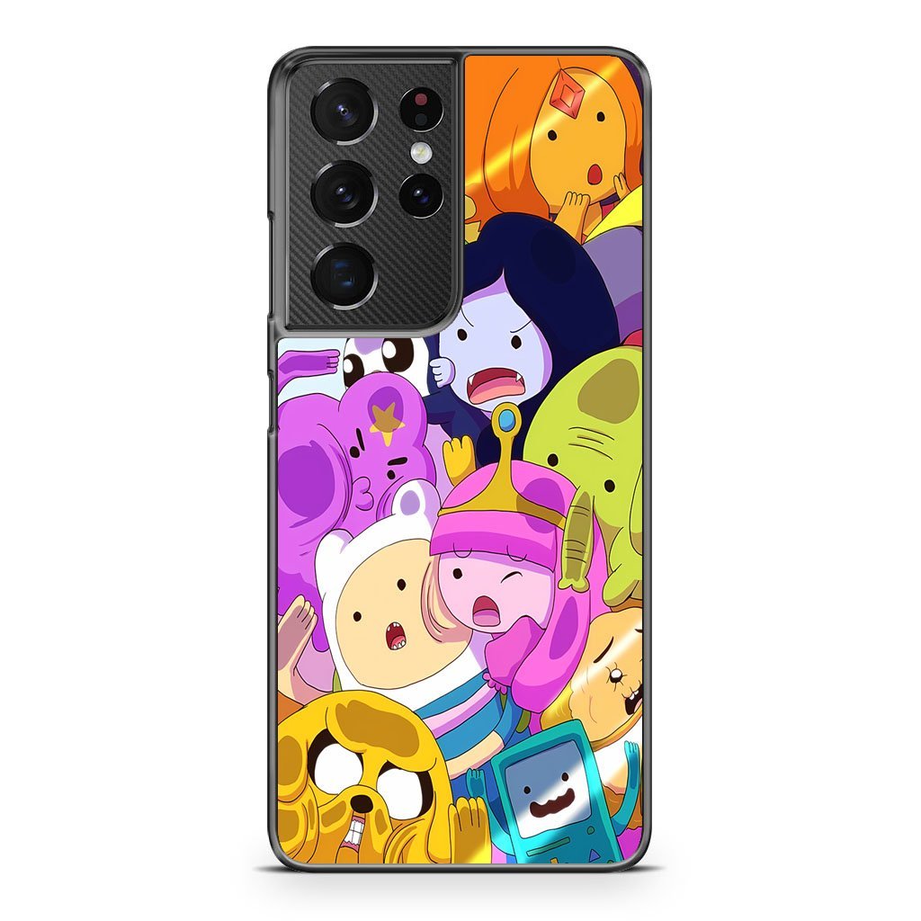 Adventure Time All Character Glass Samsung Galaxy S21 / S21 Plus / S21 Ultra / S21 FE Case