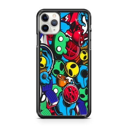 Alien Droid Doodle iPhone 12 / 12 Pro / 12 Pro Max / 12 Mini Case