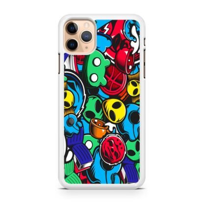 Alien Droid Doodle iPhone 13 / 13 Pro / 13 Pro Max / 13 Mini Case - Image 2