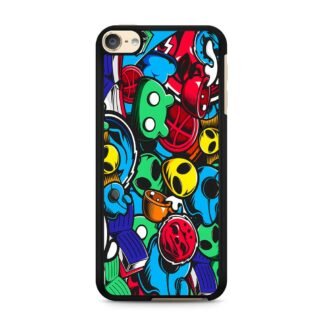 Alien Droid Doodle iPod Touch 6 / 7 Case