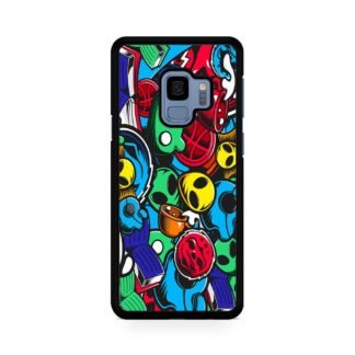 Alien Droid Doodle Samsung Galaxy S9 / S9 Plus Case