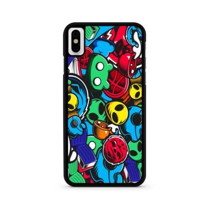 Alien Droid Doodle iPhone X / XR / XS / XS Max Case