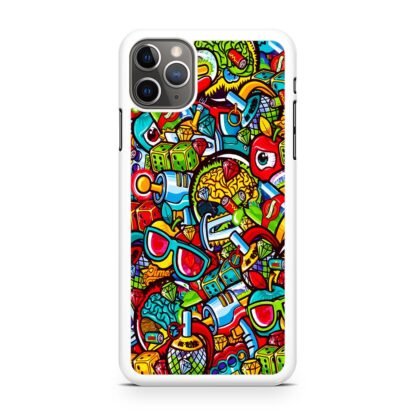 Alien Weapon Doodle iPhone 14 / 14 Plus / 14 Pro / 14 Pro Max Case - Image 2