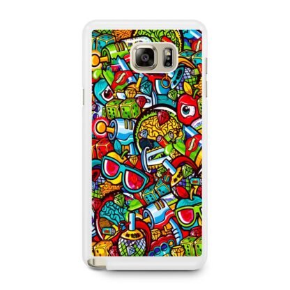Alien Weapon Doodle Samsung Galaxy Note 5 Case - Image 2