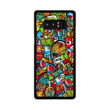 Alien Weapon Doodle Samsung Galaxy Note 8 Case