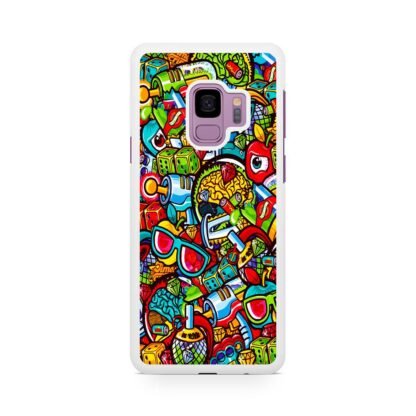 Alien Weapon Doodle Samsung Galaxy S9 / S9 Plus Case - Image 2