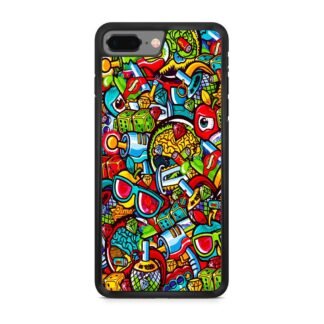 Alien Weapon Doodle iPhone 7 Plus / 8 Plus Case
